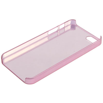 Smooth Pure Color Series Plastic Protective Case for iPhone 5 & 5s & SE (Pink)