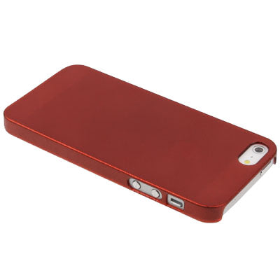 Raindrop Effect Pattern Plastic Protective Case for iPhone 5 & 5s & SE (Red)
