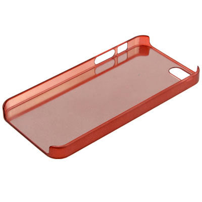 Raindrop Effect Pattern Plastic Protective Case for iPhone 5 & 5s & SE (Red)