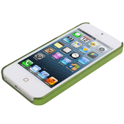 Raindrop Effect Pattern Plastic Protective Case for iPhone 5 & 5s & SE (Army Green)