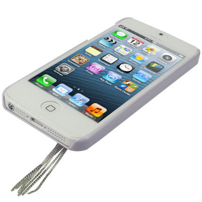iPhone5 Diamond Flower Metal Chain Case