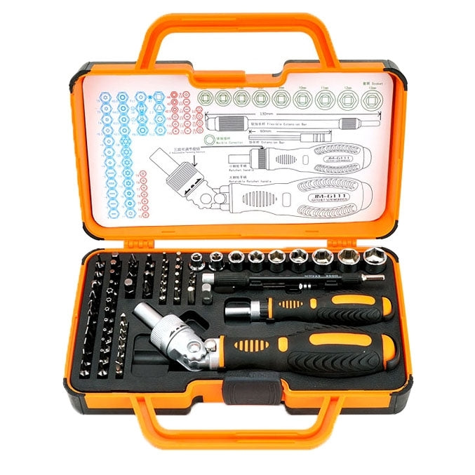 JAKEMY JM-6111 69 in 1 Precision Screwdriver Hardware Repair Open Tools Demolition Kit