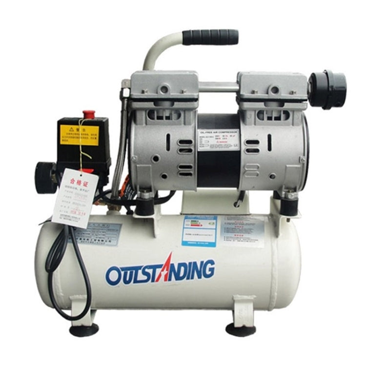 550W 1380r/min 8L Air Vacuum Compressor Oil Free for Vacuum LCD Separator / OCA Laminator, 220V