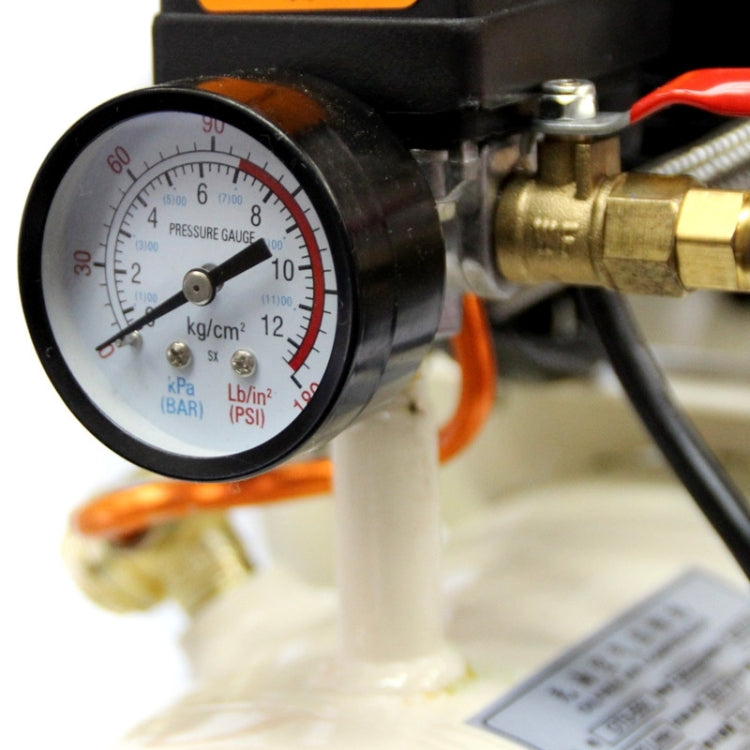 550W 1380r/min 8L Air Vacuum Compressor Oil Free for Vacuum LCD Separator / OCA Laminator, 220V