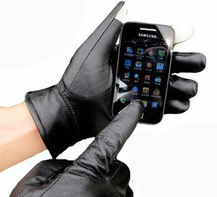 Capacitive Screen Touching Hand Warmer Gloves for iPhone 5 & 5S(Black)