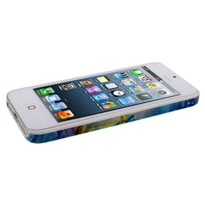 Mermaid Pattern Plastic Protective Case for iPhone 5 & 5s & SE
