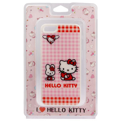 Hello Kitty Pattern Plastic Case for  iPhone 5 & 5S