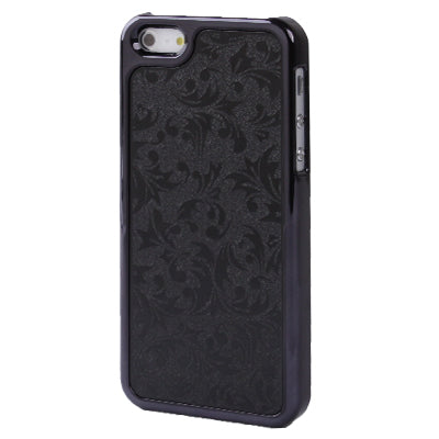 Figure Pattern Black Frame Plastic Case for iPhone 5 & 5s & SE (Black)