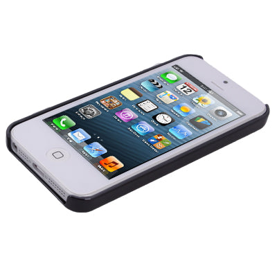 Figure Pattern Black Frame Plastic Case for iPhone 5 & 5s & SE (Black)