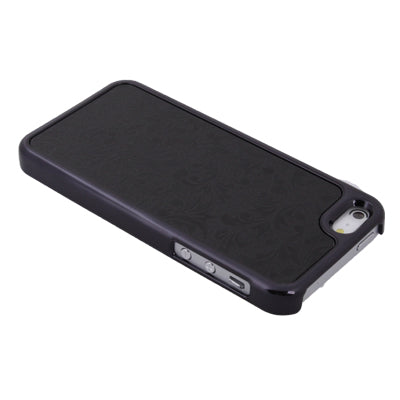Figure Pattern Black Frame Plastic Case for iPhone 5 & 5s & SE (Black)