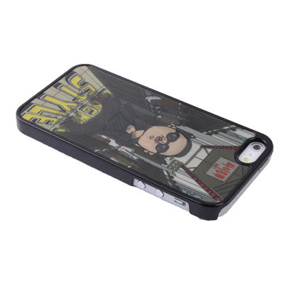 3D Effects Style Gangnam Style Pattern Plastic Case for iPhone 5 & 5s & SE