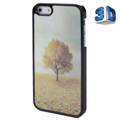 3D Effects Style Tree Pattern Four Seasons Series Plastic Case for iPhone 5 & 5s & SE