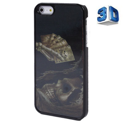 3D Effects Style Skeleton Pattern Plastic Case for iPhone 5 & 5s & SE