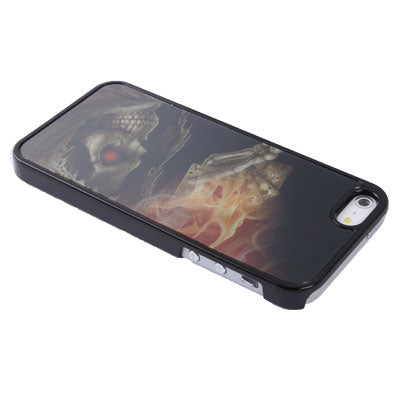 3D Effects Style Skeleton Pattern Plastic Case for iPhone 5 & 5s & SE