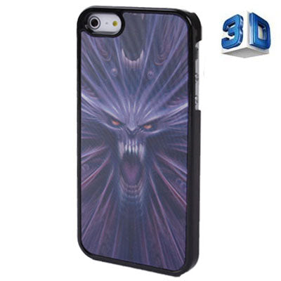 3D Effects Style Devil Pattern Plastic Case for iPhone 5 & 5s & SE