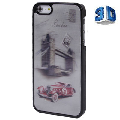 3D Effects Style The City of London Pattern Plastic Case for iPhone 5 & 5s & SE