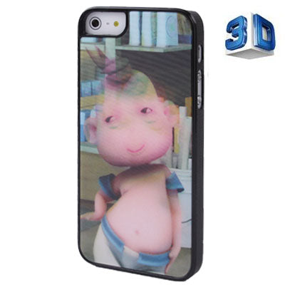 3D Effects Style Children Pattern Plastic Case for iPhone 5 & 5s & SE