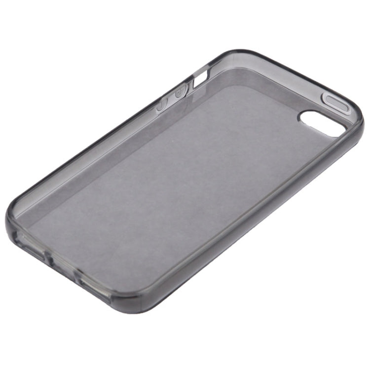 Translucent Plastic Protective Case with TPU Frame for iPhone 5 & 5s & SE