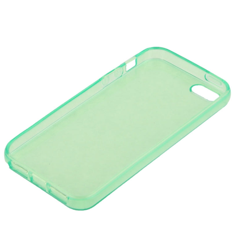 Translucent Plastic Protective Case with TPU Frame for iPhone 5 & 5s & SE