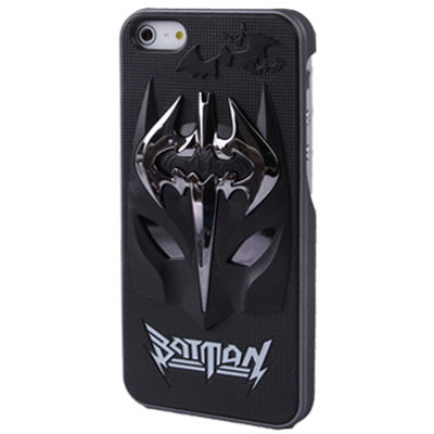 Batman Pattern Plastic Case for iPhone 5 & 5s & SE