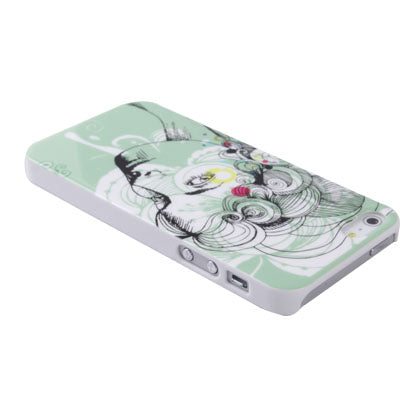Head of a Woman Illustration Pattern Plastic Case for iPhone 5 & 5s & SE