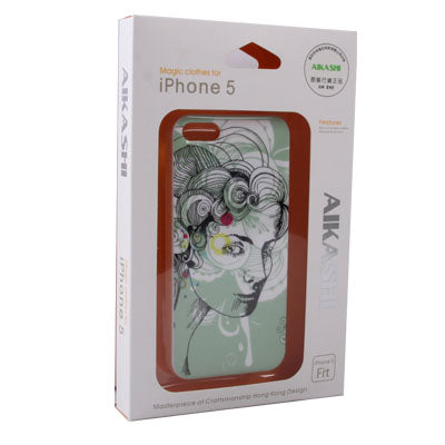 Head of a Woman Illustration Pattern Plastic Case for iPhone 5 & 5s & SE