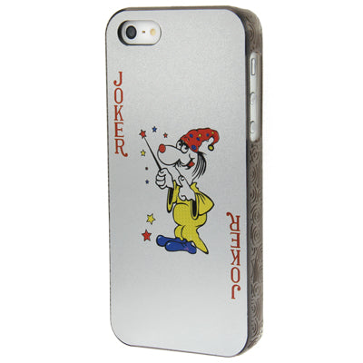 Playing Card Series Big Joker Pattern Plastic Protective Case for iPhone 5 & 5s & SE