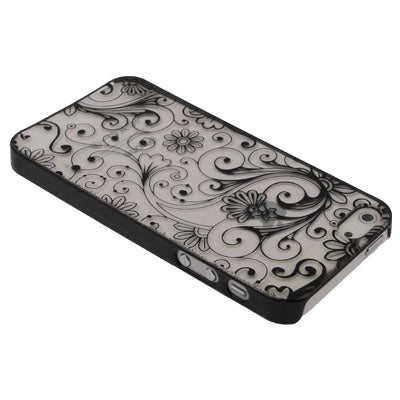 Fluorescence Effect Transparent Fashion Pattern Plastic Case for iPhone 5 & 5s & SE