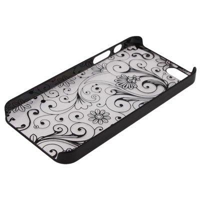 Fluorescence Effect Transparent Fashion Pattern Plastic Case for iPhone 5 & 5s & SE