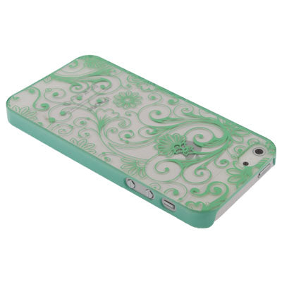 Fluorescence Effect Transparent Fashion Pattern Plastic Case for iPhone 5 & 5s & SE