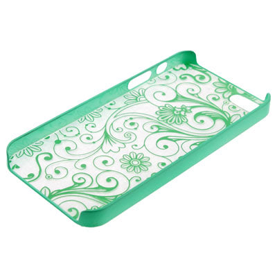 Fluorescence Effect Transparent Fashion Pattern Plastic Case for iPhone 5 & 5s & SE