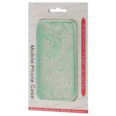 Fluorescence Effect Transparent Fashion Pattern Plastic Case for iPhone 5 & 5s & SE