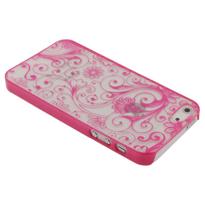 Fluorescence Effect Transparent Fashion Pattern Plastic Case for iPhone 5 & 5s & SE