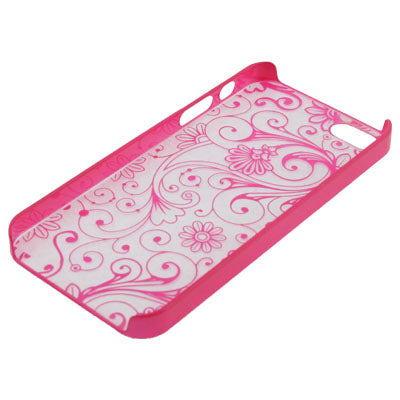 Fluorescence Effect Transparent Fashion Pattern Plastic Case for iPhone 5 & 5s & SE