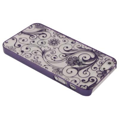 Fluorescence Effect Transparent Fashion Pattern Plastic Case for iPhone 5 & 5s & SE