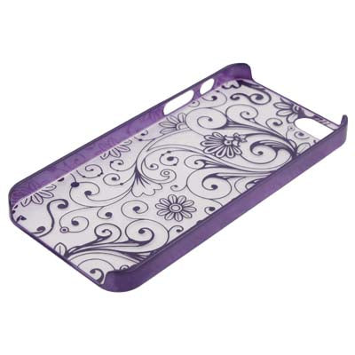 Fluorescence Effect Transparent Fashion Pattern Plastic Case for iPhone 5 & 5s & SE