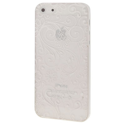 Fluorescence Effect Transparent Fashion Pattern Plastic Case for iPhone 5 & 5s & SE