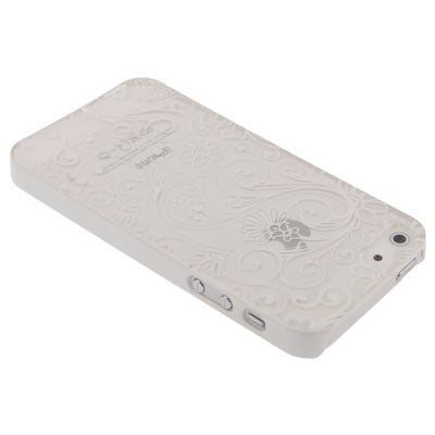 Fluorescence Effect Transparent Fashion Pattern Plastic Case for iPhone 5 & 5s & SE