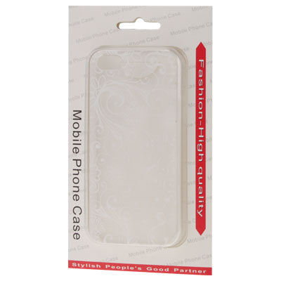 Fluorescence Effect Transparent Fashion Pattern Plastic Case for iPhone 5 & 5s & SE
