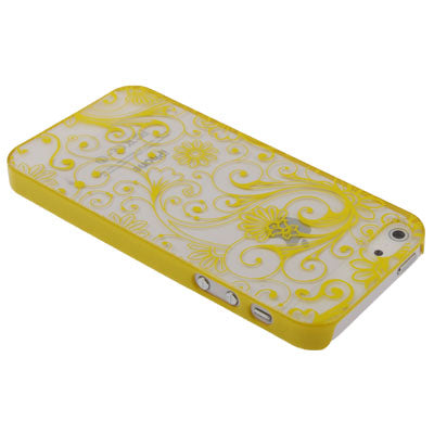 Fluorescence Effect Transparent Fashion Pattern Plastic Case for iPhone 5 & 5s & SE