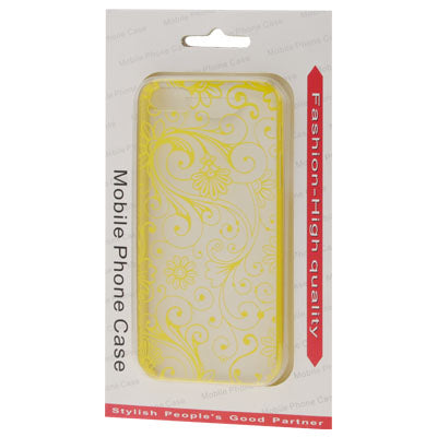 Fluorescence Effect Transparent Fashion Pattern Plastic Case for iPhone 5 & 5s & SE