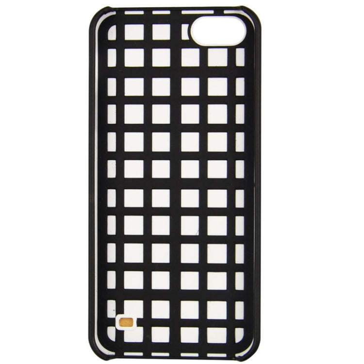 Mesh Style Frosted Texture Paste Skin Plastic Case for iPhone 5 & 5s & SE