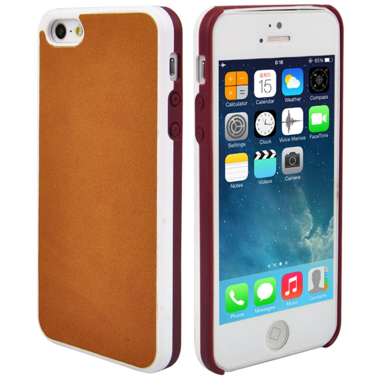 Mesh Style Frosted Texture Paste Skin Plastic Case for iPhone 5 & 5s & SE