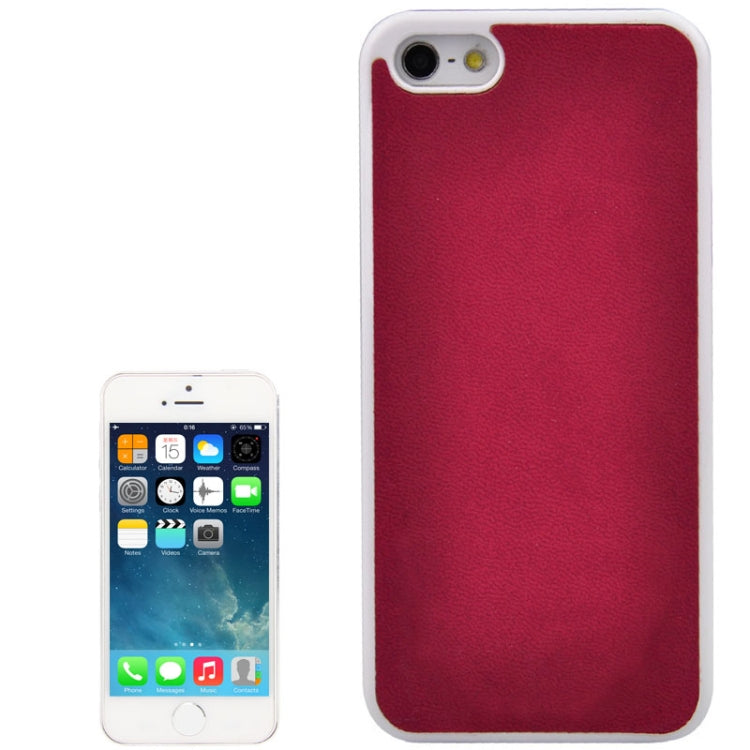 Mesh Style Frosted Texture Paste Skin Plastic Case for iPhone 5 & 5s & SE