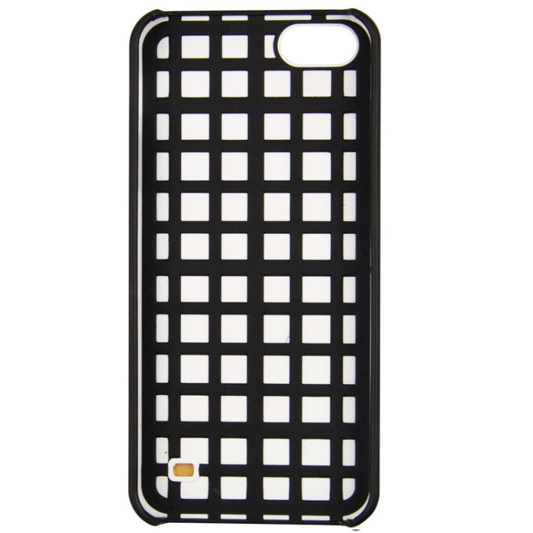 Mesh Style Frosted Texture Paste Skin Plastic Case for iPhone 5 & 5s & SE