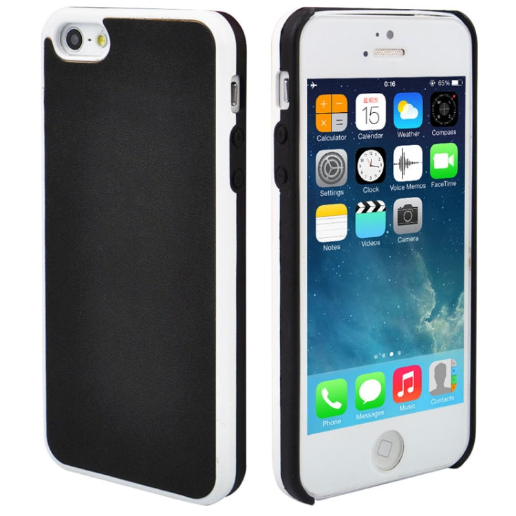 Mesh Style Frosted Texture Paste Skin Plastic Case for iPhone 5 & 5s & SE