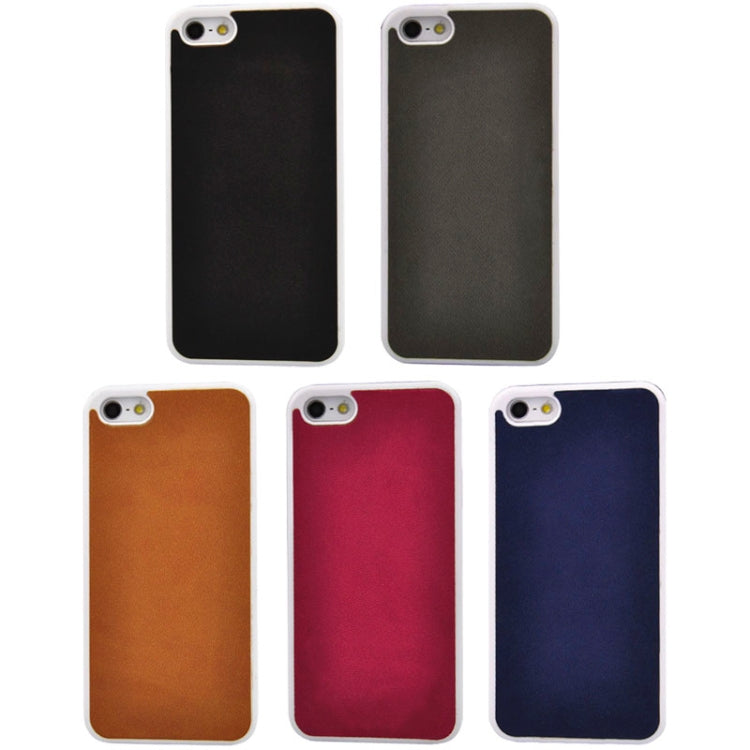 Mesh Style Frosted Texture Paste Skin Plastic Case for iPhone 5 & 5s & SE