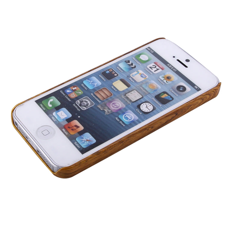 Wood Texture Style Plastic Case for iPhone 5