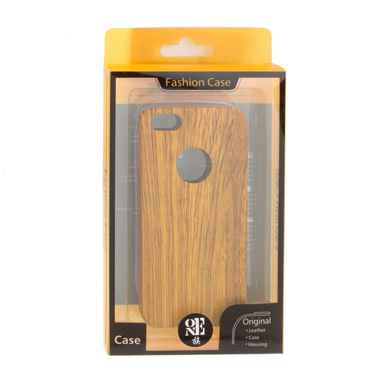 Wood Texture Style Plastic Case for iPhone 5