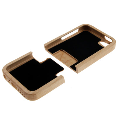 Ghost Face Pattern Detachable Wood Material Case for iPhone 5 & 5s & SE